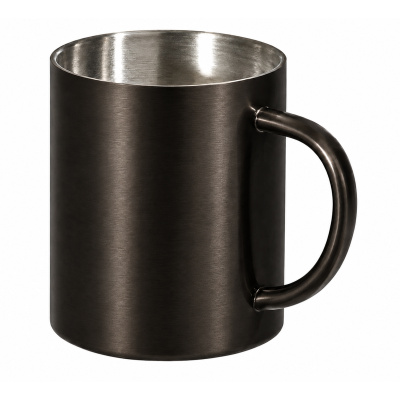 Стальная кружка с двойными стенками Altai, gun metal