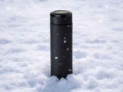 Вакуумный термос Vacuum Flask C1, soft touch, 420мл, черный