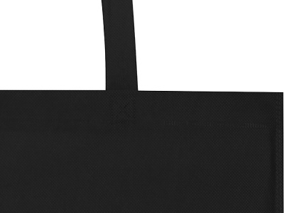 Экосил эко-сумка для конференций из нетканого материала, переработанного по стандарту GRS, объемом 6 л, черный