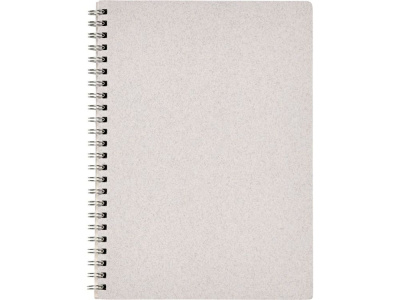Блокнот Bianco формата A5 на гребне, белый