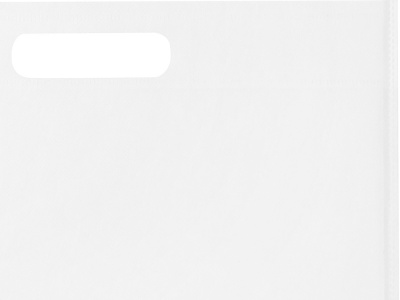 Экосил эко-сумка из нетканого материала из переработанных материалов по стандарту GRS объемом 5 л, белый