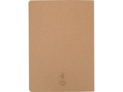 Slyk блокнот на сшивке из крафт-бумаги формата А5 со страницами в точку, натуральный , размер в точку