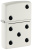 Зажигалка ZIPPO Domino Design с покрытием White Matte, латунь/сталь, белая, матовая, 38x13x57 мм