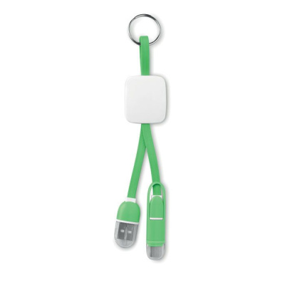 Брелок с usb проводом Key Ring C Зелёный