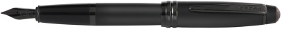 Перьевая ручка Cross Bailey Matte Black Lacquer, перо F. Цвет - черный.