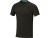 Borax Мужская футболка с короткими рукавами из переработанного полиэстера, сертифицированного согласно GRS - сплошной черный , размер XS