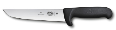 Нож мясника / нож для забоя VICTORINOX Fibrox с лезвием 18 см и безопасной рукоятью