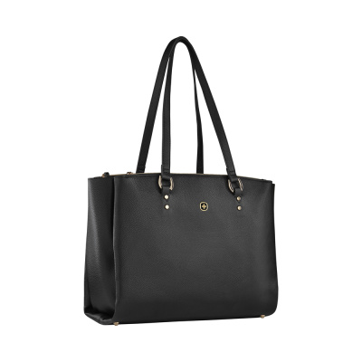 Сумка женская WENGER RosaLyn 14'', черная, полиэстер, 38х29х24 см, 20 л
