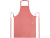Pheebs 200 g/m2 recycled cotton apron, красный яркий