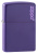 Зажигалка ZIPPO Логотип с фиолетовым матовым покрытием | Logo Purple Matte, латунь/сталь, фиолетовая, матовая, 38x13x57 мм Зажигалка ZIPPO Логотип с фиолетовым матовым покрытием | Logo Purple Matte, латунь/сталь, фиолетовая, матовая, 38x13x57 мм