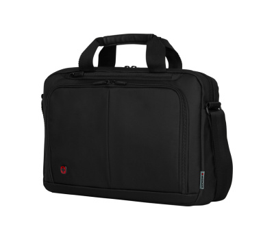Портфель для ноутбука 14'' WENGER, черный, нейлон / ПВХ, 39 x 8 x 25 см, 5 л