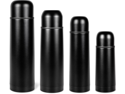 Термос Relaxika 101 (1 литр), черный (без лого) , размер 1000