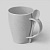 Пшеничная кружка Nina с ложкой, 300ml, серый Cool grey 7C