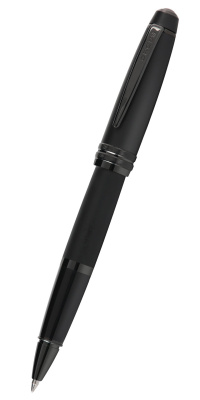 Ручка-роллер Cross Bailey Matte Black Lacquer. Цвет - черный.