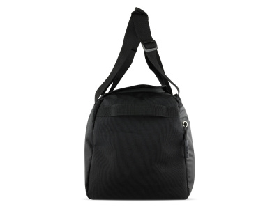 Сумка спортивная BUGATTI БЛАНК ОБЛЕГЧЕННАЯ | BLANC DELIGHT, чёрная, нейлон RPET600D/тарпаулин/полиэстер, 47х23х28 см, 22 л