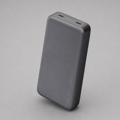 Внешний АКБ NRG Turbo S 20000 mAh, 20Вт, графит, Deppa , размер 20000 mAh