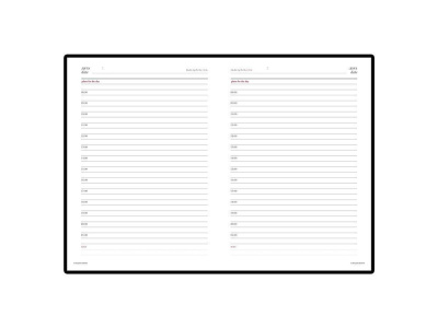 Ежедневник недатированный А6+ Velvet, желтый , размер A6+