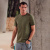 Футболка мужская "Super Premium T", темно-синий_2XL, 100% х/б, 205 г/м2