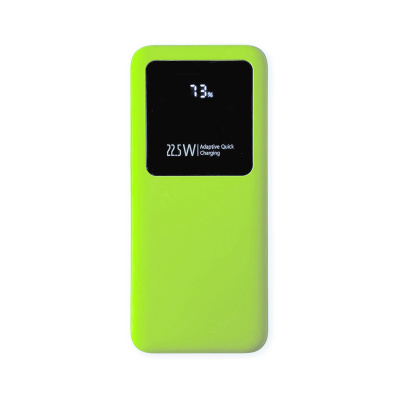 Внешний аккумулятор Kris soft touch, 10000mAh (Светло-зелёный)