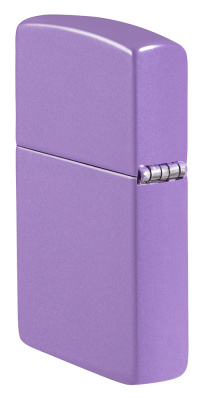 Зажигалка ZIPPO классическая с лавандовым матовым покрытием | Smoky Lavender Matte, латунь/сталь, лавандовая, матовая, 38x13x57 мм