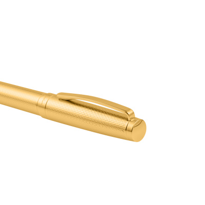 Ручка перьевая Pierre Cardin коллекция «ЛЮКС | GOLDEN». Цвет - золотистый.Упаковка B-1