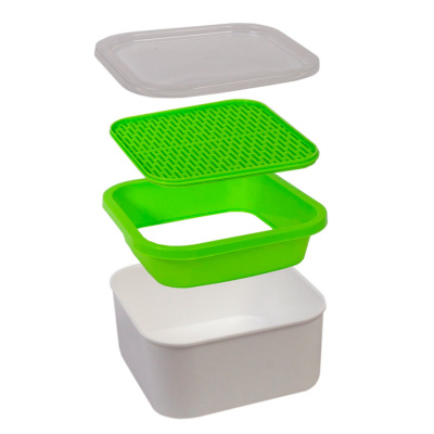 Подарочный комплект для проращивания микрозелени: проращиватель, семена руколы