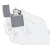 Зажигалка ZIPPO классическая со светло-серым покрытием | Classic Flat Grey, латунь/сталь, серая, глянцевая, 38x13x57 мм Зажигалка ZIPPO классическая со светло-серым покрытием | Classic Flat Grey, латунь/сталь, серая, глянцевая, 38x13x57 мм