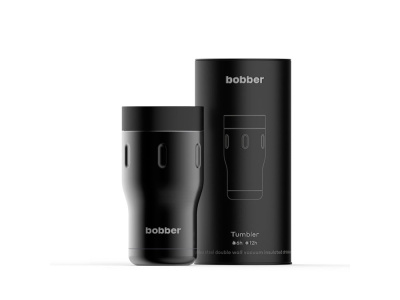 Термос питьевой, вакуумный, бытовой, тм bobber. Объем 0,35 литра. Артикул Tumbler-350 Black Coffee , размер 350 мл