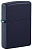 Зажигалка ZIPPO Classic с покрытием Navy Matte, латунь/сталь, синяя, матовая, 38x13x57 мм