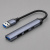 USB-хаб USB-A 3.0 + 2xUSB-A 2.0 + USB-C, серый, Deppa USB-хаб USB-A 3.0 + 2xUSB-A 2.0 + USB-C, серый, Deppa