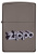 Зажигалка ZIPPO Фирменный дизайн с покрытием черный лед | Zippo Design Black Ice®, латунь/сталь, чёрная, глянцевая, 38x13x57 мм
