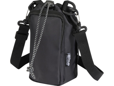 Трип Эви дорожная сумка для бутылок из переработанного материала объемом 2 л, черный