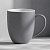 Кружка с покрытием soft-touch Tulip Gum, средне-серый NEW Cool gray 7C