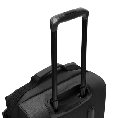 Сумка на колесах TORBER РИТМ, черный, полиэстер 900D с PU покрытием, 47 х 34 х 21,5 см, 32 л