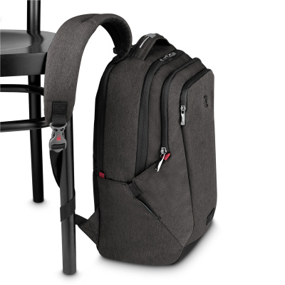 Рюкзак WENGER MX Professional 16”, серый, 100% полиэстер, 33х21х45 см, 21 л