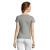 Футболка "Miss",  серый меланж_2XL, 100% хлопок, 150 г/м2