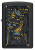 Зажигалка ZIPPO Anubis с покрытием Black Matte, латунь/сталь, черная, 38x13x57 мм