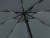 Зонт-автомат Lumet с куполом из переработанного пластика, серый