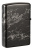 Зажигалка ZIPPO Classic с покрытием High Polish Black, латунь/сталь, черная, глянцевая, 38x13x57 мм