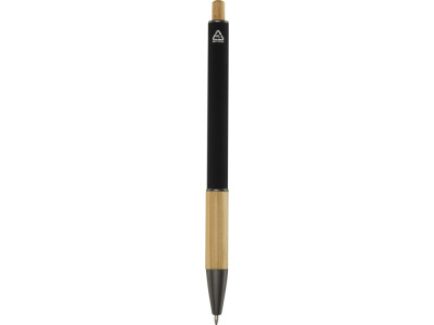 Darius шариковая ручка из переработанного алюминия, черные чернила - Черный , размер черные чернила