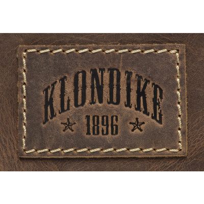 Портфель KLONDIKE Native, натуральная кожа в коричневом цвете, 38 х 14 х 33 см