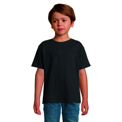 Футболка детская REGENT KIDS, чёрный, 8 лет, 100% хлопок, 150 г/м2