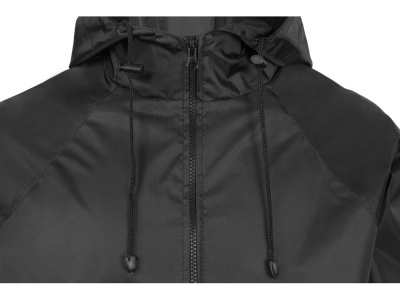 Дождевик Parka унисекс, черный , размер 2XL