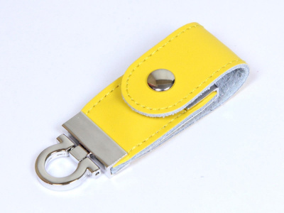 USB-флешка на 32 Гб в виде брелка, желтый , размер 32ГБ
