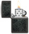 Зажигалка ZIPPO Pattern с покрытием High Polish Black, латунь/сталь, черная, глянцевая, 38x13x57 мм Зажигалка ZIPPO Pattern с покрытием High Polish Black, латунь/сталь, черная, глянцевая, 38x13x57 мм