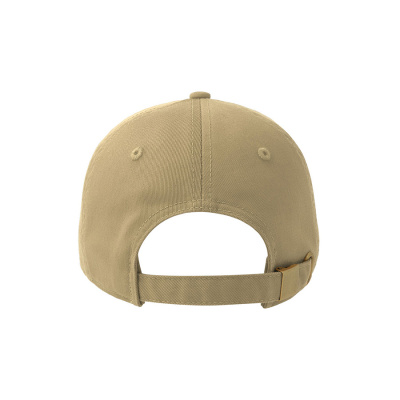Бейсболка "DAD HAT-S FIVE", 5 клиньев, металлическая застежка, бежевый, 100% хлопок, 270 г/м2