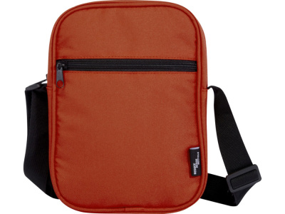 Байрон сумка через плечо из переработанных материалов по стандарту GRS объемом 2 л - Кирпичный