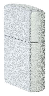 Зажигалка ZIPPO Classic с покрытием Glacier, латунь/сталь, белая, матовая, 38x13x57 мм