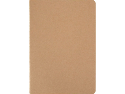 Slyk блокнот на сшивке из крафт-бумаги формата А5 со страницами в точку, натуральный , размер в точку