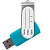Флешка TWIST STICKER Бирюзовая 4110.16.64ГБ
